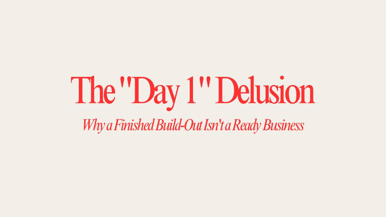 The "Day 1" Delusion: Why a Finished Build-Out Isn't a Ready Business